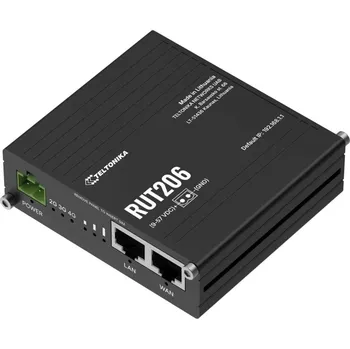 Teltonika RUT206 průmyslový router, 4G, Dual SIM, RS232/RS485, WiFi 4, PoE