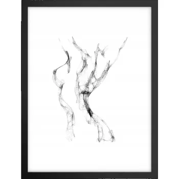 Obraz Obraz plakát v černém rámu do obýváku 30x40 abstrakce plakáty na zeď