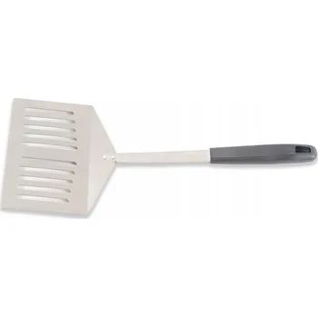 Obracečka Široká Špachtle na Steaky, Ryby a Pizzu 22 cm, Nerezová Ocel, Dlouhá Rukojeť