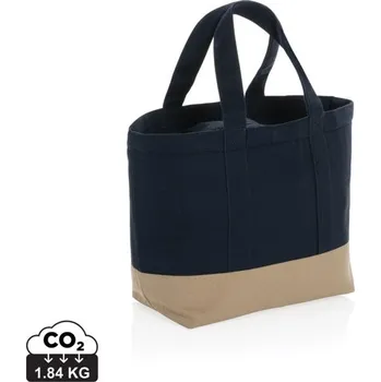 turistický batoh Nebarvená chladící taška Impact z 285g recykl. canvas AWARE™ - Námořní Modř