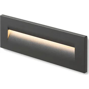 Venkovní osvětlení RASQ zápustná do stěny antracitová 230V LED 8.5W IP65 3000K