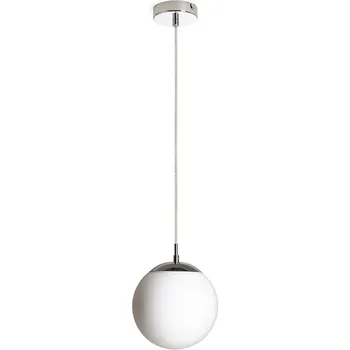 LUNA 20 závěsná opálové sklo/chrom 230V LED E27 11W