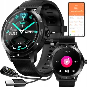 Chytré hodinky Chytré Hodinky GlacierX Therma Black, černé