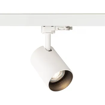 Bodové svítidlo CONNOR pro tříokr. lištu bílá/černá 230V LED GU10 10W
