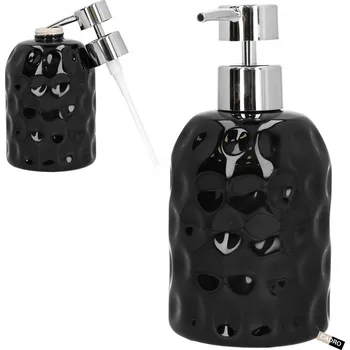 Dávkovač mýdla Ruční dávkovač mýdla stojící Cadro 350 ml černý