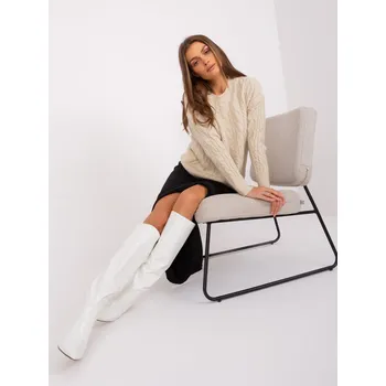 Dámský svetr Přepínač AT SW 2335 1.68P béžová jedna velikost