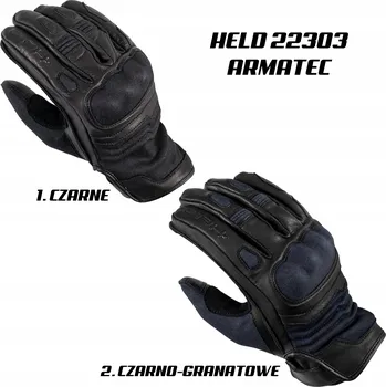 Moto bunda HELD Motocyklové rukavice, krátké, kožené, pánské, městské, ochranné