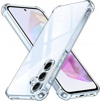 Pouzdro na mobilní telefon POUZDRO pro SAMSUNG GALAXY A35 ANTI SHOCK OSTROV NA FOTOAPARÁT + SKLO