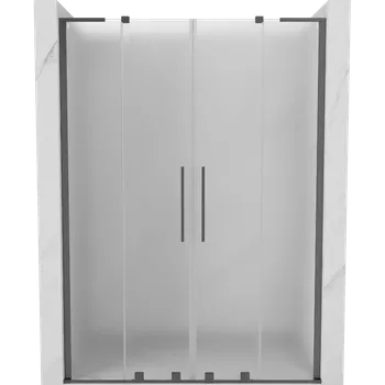 Sprchové dveře Mexen Velar L Duo sprchové dveře posuvné 150 cm, matné, gun metal - 871-150-003-32-95 Sprchové dveře