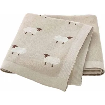Dětská deka Dětská deka s ovečkou béžova