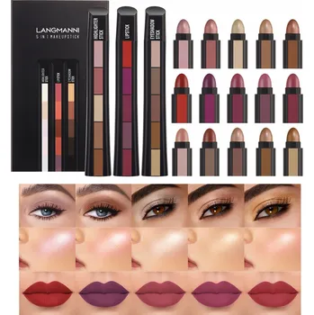 Rtěnka Rozjasňovač Rtěnka Stín v tyčince na rty, oční víčka a obličej 15ks