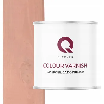barva a nátěr na dřevo Lazura s lakem Q-COVER 2,5 l oranžová, růžová satén