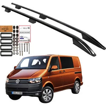 Příčník na automobil Střešní nosiče Erkul černé pro Volkswagen Transporter T5/T6 L1 od roku 2003