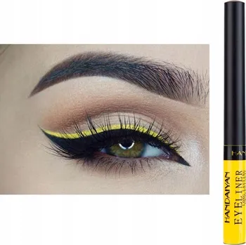 Oční linky Precizní tekutá oční linka v peru matná linka kočičí oko Žlutá #9