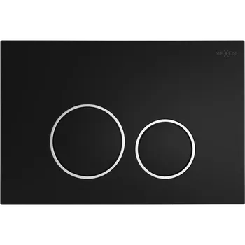 Mexen Fenix Air 05 pneumatické splachovací tlačítko, černé - 6A0503 Splachovací tlačítka