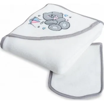 Deka s kapucí Maltex 80 x 70 cm bílá