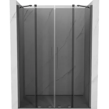 Mexen Velar Duo posuvné sprchové dveře 140 cm, grafit, gun metal - 871-140-000-42-95 Sprchové dveře