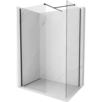 Mexen Kioto-X sprchová stěna Walk-in 160 x 70 cm, transparentní 10 mm, černá - 800-160-202-70-00-070-X Sprchové stěny
