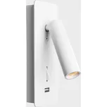 KOHLLIGHTING SIGN nástěnné svítidlo 70 X 30 mm bílá 3 W CRI >80 3000K Non-Dimm - KOHL-Lighting KHL K50702.01.WS.WH-WH.ST.8.30