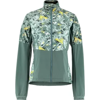 Dámská větrovka Dámská bunda KARI TRAA RAGNA L Tmavě zelená, Žlutá