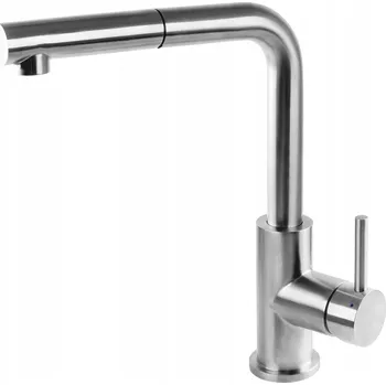 Vodovodní baterie Kuchyňská stojánková baterie Omnires ALBANY stříbrná