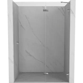 Mexen Lunar sprchové dveře otevírací pravé 140 cm, transparentní, chrom - 834-140-000-01-00-P Sprchové dveře