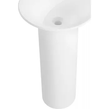 Umyvadlo Mexen Leta volně stojící umyvadlo z konglomerátu 45 x 45 cm, bílá mat - 26574500 Koupelnové umyvadla