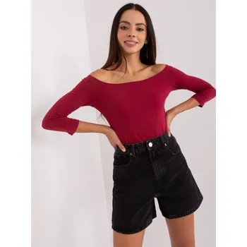 Dámská košile Halenka RV BZ 4692.11 bordó XL