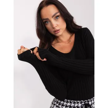 Dámský svetr PM SW PM1088 Svetr.25 černá M/L