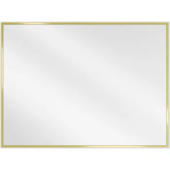Zrcadlo Mexen Loft koupelnové zrcadlo obdélníkové 80 x 60 cm, zlatý rám - 9852-080-060-000-50 Koupelnová zrcadla