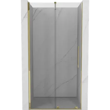 Sprchové dveře Mexen Velar posuvné sprchové dveře 100 cm, transparentní, zlaté - 871-100-000-01-50 Sprchové dveře