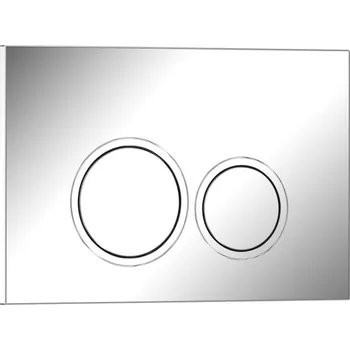 Mexen Tex 01 tlačítko splachování, chrom lesklý - 6101-03 Splachovací tlačítka