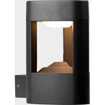 Venkovní osvětlení KOHLLIGHTING ESTI nástěnné svítidlo 128X169 mm tmavě šedá 9 W CRI >80 3000K Non-Dimm - KOHL-Lighting KHL K60301.01.WS.DG-DG.ST.8.30