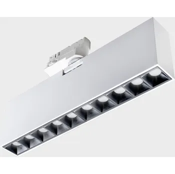 Bodové svítidlo KOHLLIGHTING NSES Tracklight 270x34.5 mm bílá-černá 20 W CRI 90 2700K Non-Dimm - KOHL-Lighting KHL K51300.02.TK.WH-BK.15.ST.9.27