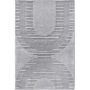 Koberec ELLE Decoration Kusový koberec GALLERY 106088 Light Grey, vysoký shaggy, 160x230 cm Rozměry koberců: 80x120