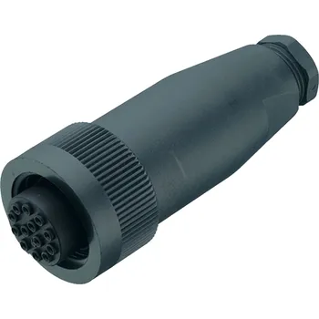 Elektrická zásuvka Binder 99 0738 00 24 RD30 Zásuvka kabelového konektoru, kontakty: 24, 10,0-12,0 mm, nestíněný, pájený, IP65