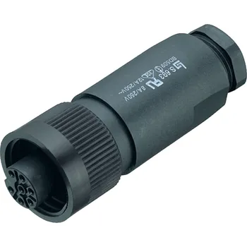 Elektrická zásuvka Binder 99 4222 110 04 RD24 Zásuvka kabelového konektoru, kontakty: 3+PE, 8,0-10,0 mm, nestíněný, šroubovací svorka, IP67, UL, ESTI+, VDE, PG 11