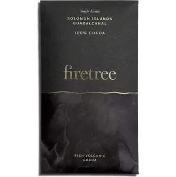 Čokoláda 100% Kakaová tabulka Guadalcanal Šalamounovy ostrovy 70 g Firetree
