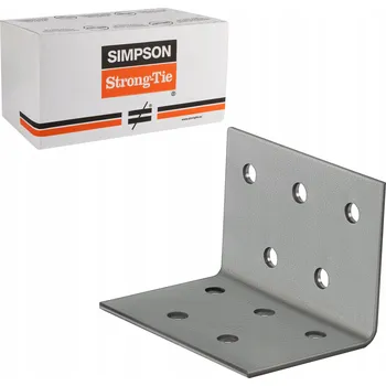 Tesařské kování Tesařské úhelníky 40x40x60 x2 mm, 200 ks, montážní, Simpson ANPS