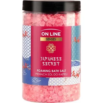 On Line Senses pěnivá sůl do koupele japanese secret, 480 g