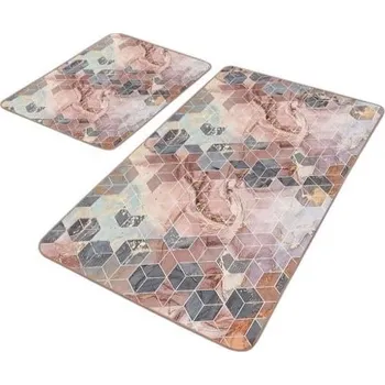 Koupelnová předložka Sametové koupelnové předložky v sadě 2 ks 60x100 cm – Mila Home ID_1769092