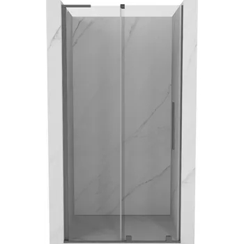 Mexen Velar L sprchové dveře posuvné 120 cm, transparentní, gun metal - 871-120-003-01-95 Sprchové dveře
