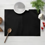 Sametové prostírání na stůl Velvet Premium SVP-023 Černé 30x40 cm