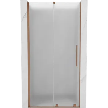 Sprchové dveře Mexen Velar sprchové dveře posuvné 110 cm, matné, kartáčovaná měď - 871-110-000-31-65 Sprchové dveře