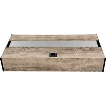 Kryt k akváriu Diversa Akvarijní kryt hliníkový 80x35 cm LED Expert / 1x15W rovný DIVERSA lanýžová Hliník
