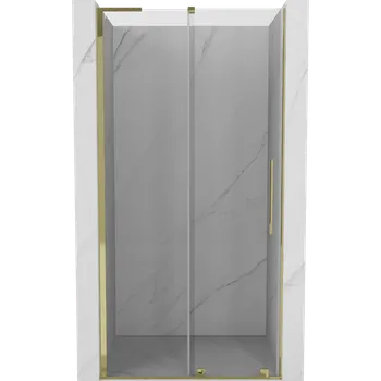 Sprchové dveře Mexen Velar L sprchové dveře posuvné 120 cm, transparentní, zlaté - 871-120-003-01-50 Sprchové dveře