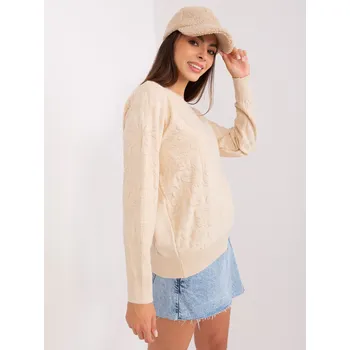 Dámský svetr Přepínač AT SW 2231A.00P světle béžová jedna velikost