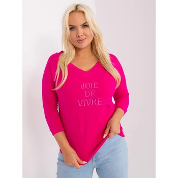 Dámská košile Halenka RV BZ 9143.87P fuchsiová jedna velikost