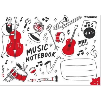 Notoviny Frontman Notový sešit A5