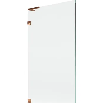 Vanová zástěna Mexen Lunar L vanaová zástěna 1-křídlová 90 x 150 cm, transparentní, růžové zlato - 897L-090-000-60-00 Vanové zástěny